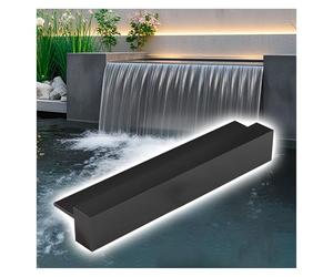 Fontana a cascata per piscina fuori terra da giardino all'aperto Detive Water Spillway per laghetti, patii e piscine fontana rilassante per cortile perfetto per il divertimento estivo