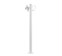 FONTANA A COLONNA CON PORTAGOMMA E DOPPIO RUBINETTO 42/SRR