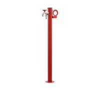 FONTANA A COLONNA CON PORTAGOMMA E DOPPIO RUBINETTO 42/SRR