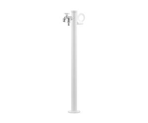 FONTANA A COLONNA CON PORTAGOMMA E DOPPIO RUBINETTO 42/SRR