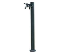 Fontana a Colonna da Giardino Esterno, Fontana da Giardino Moderna, for Annaffiare le Piante e Fare Il Bagno Ai Vostri Animali Domestici(Black B,Small)