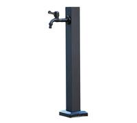 Fontana a Colonna da Giardino Esterno, Fontana da Giardino Moderna, for Annaffiare le Piante e Fare Il Bagno Ai Vostri Animali Domestici(Black,Large)
