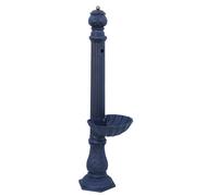 Fontana a colonna Dea in ghisa senza rubinetto con vasca