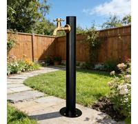 Fontana a Colonna, Elemento d'Acqua da Giardino, Dispenser d'Acqua a Colonna da Pavimento, Rubinetto Verticale da Esterno, Colonna d'Acqua da Giardino per Lavare Il Patio (Stile 3,