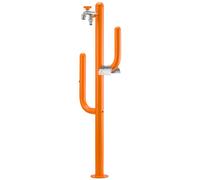 Fontana a Colonna Rubinetto Doppio in Ottone e Porta Tubo Arizona Belfer 42/ARZ Arancione