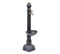 Fontana a colonna Venere in ghisa con vasca per casa giardino