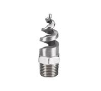 Fontana a cono cavo, getti di nebbia a spirale for esterni, ugello a cono a spirale in acciaio inossidabile SS304 (SS304 lucidato 1-1/2")(Ss316 Polished,2001/1/4)
