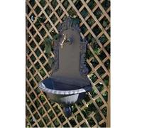 FONTANA A MURO IN GHISA TIROLO CM.45x25x80 ARREDO GIARDINO ESTERNO