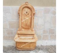 FONTANA A MURO PARETE LAVANDINO VASCA DA GIARDINO PER ESTERNO IN CEMENTO H 98 CM