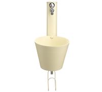 Fontana a Parete Belfer 42PRS con 2 Rubinetti Secchio Rimovibile e Porta Gomma