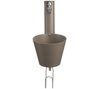 Fontana a Parete Belfer 42PRS con 2 Rubinetti Secchio Rimovibile e Porta Gomma