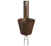 Fontana a Parete Belfer 42PRS con 2 Rubinetti Secchio Rimovibile e Porta Gomma