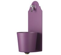 Fontana a Parete da Giardino con Rubinetto Belfer 42/PRX Viola