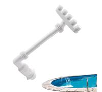 Fontana a Pioggia per Piscina 5 Teste Regolabili Getto d'Acqua