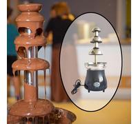 Fontana al cioccolato robusto in acciaio inossidabile melting pot per feste