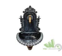 FONTANA IN GHISA ZEUS 43x23xh76 CM DA ESTERNO PARETE MURO APPENDERE SOSPESA