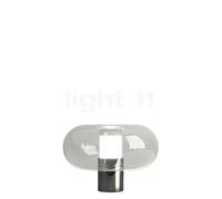 Fontana Arte Fontanella Lampada da tavolo, cromo/nero - medium