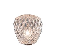 Fontana Arte Pinecone Lampada da tavolo, trasparente/cromo - large