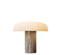 Fontana Arte Tropico Lampada da tavolo LED, Bardiglio marmo - medium