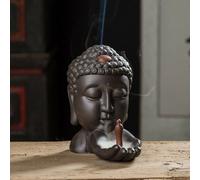 Fontana brucia incenso a cascata di fumo per coni riflusso Backflow Buddha