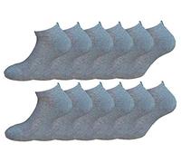 Fontana Calze, 12 paia di calze in cotone elasticizzato e plantare in spugna modello pariscarpa. GRIGIO 41/43