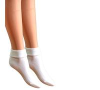 Fontana Calze, 12 paia di calzini da donna a bassa compressione 100% cotone mod. Sanitario. NERO mis. 39/41