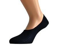 Fontana Calze, 12 paia di calzini invisibili salvapiede sanitari in cotone Filo di Scozia elasticizzato. BLU tg 39-42