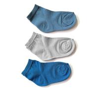 Fontana Calze - 3 paia calze bimbo Cotone Filo di Scozia elasticizzato altezza Caviglia (31-34, PASTELLO BIMBO)