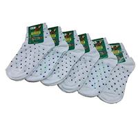 Fontana Calze 6 paia di calze bimbo in Cotone Filo di Scozia elasticizzato modello Caviglia. (26-30, BIANCO)…