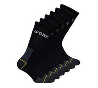 Fontana Calze, 6 paia di Calze da Lavoro rinforzate su punta e tallone mod. CORTO misura 39-42