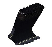 Fontana Calze, 6 paia di Calze da Lavoro rinforzate su punta e tallone mod. LUNGO misura 39/42