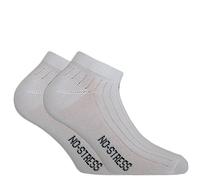 Fontana Calze, 6 paia di calze UOMO cotone elasticizzato mod. CAVIGLIA no stress con punta e tallone rinforzati. BIANCO TG 41/43