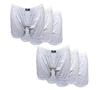 Fontana Calze & Intimo 6 Pezzi di Boxer Uomo in Cotone 100% con Apertura e Bottone Chiaro, 5° (TG. 46-48)