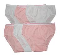 Fontana Calze Set da 12 Pezzi di Slip Bambina in Cotone 100% con Filato e Colori anallergici e Taglie dalla 2 Anni alla 8 (6)