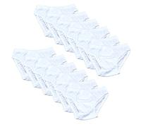 Fontana Calze Set da 12 Slip Bambino in Cotone 100% con Filato Certificato e Taglie dalla 2 Anni alla 10. 8 Anni