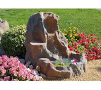 Fontana cascata giardino vetroresina Vesuvio con pompa