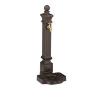 Fontana Colonna Giardino Rubinetto Vasca Esterno Terrazzo Fontanella 82x29x33 cm