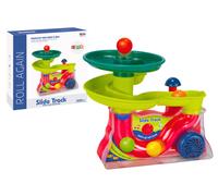 Fontana colorata con scivolo per palline con suoni