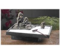 Fontana con giardino zen e Buddha Cm. 29x20x18h - Compreso motorino