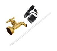 Fontana con rubinetto galleggiante Fontana con rubinetto che scorre unico da