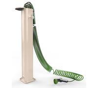 Fontana da Esterno con Tubo Dell'Acqua a Scomparsa Arkema Garden Surprise Bianco Crema