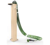 Fontana da Esterno con Tubo Dell'Acqua a Scomparsa Arkema Garden Surprise Champagne Bronze