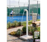 Fontana da Giardino a colonna forma di Periscopio Design Moderno Belfer Dimensioni 11x18xh 80 cm - peso 3,2 kg design , colore Bianco bianco