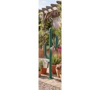 Fontana da Giardino ARIZONA Doppio rubinetto il secondo con attacco rapido Acciaio Alluminio Belfer Dimensioni 32x17xh 102 cm - peso 4 kg colore Verde verde
