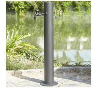 fontana da giardino Colonna D'acqua In Acciaio Inossidabile For Rubinetto Da Giardino, Colonna D'acqua Esterna Resistente Al Gelo Con Rubinetto In Rame E Tubo Dell'acqua(Style 3,20.5x86CM)