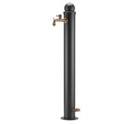 Fontana da Giardino con Doppio Rubinetto Belfer 42/ARRM Antracite
