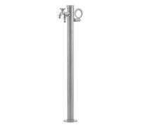Fontana da Giardino con Doppio Rubinetto Belfer 42/SRR Alluminio