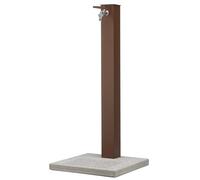 Fontana da Giardino con Rubinetto e Base in Cemento Belfer 42/QBM Ruggine