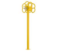 Fontana da Giardino con Rubinetto e Portatubo Integrato Belfer 42/SRF Giallo