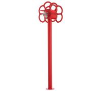 Fontana da Giardino con Rubinetto e Portatubo Integrato Belfer 42/SRF Rosso